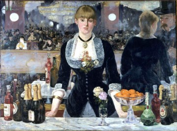  impresionismo Pintura Art%C3%ADstica - Un bar en el Folies Bergere Realismo Impresionismo Edouard Manet